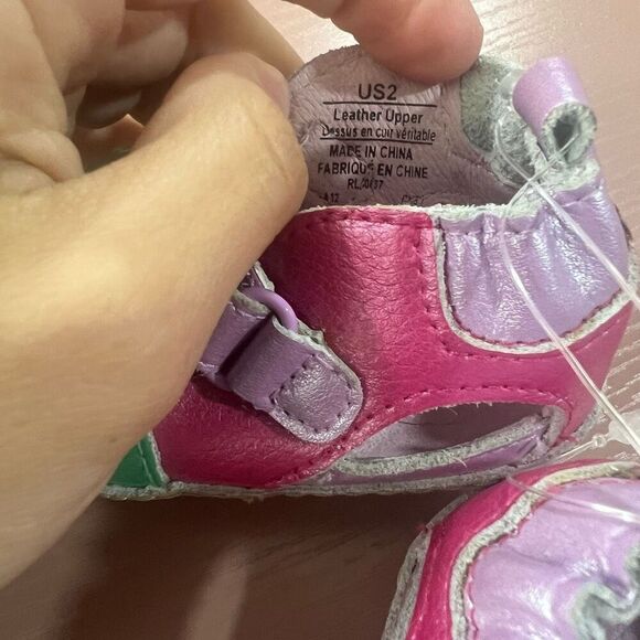 Robeez Mini Shoez I'm So Cute Fish Bright Sandals Size 2 - Picture 6 of 6